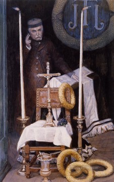 ジェームス・ティソ Painting - 巡礼者の肖像 ジェームズ・ジャック・ジョゼフ・ティソ